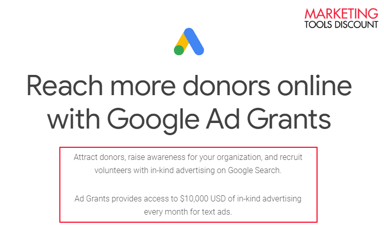 Google Ads Credit for non profits
